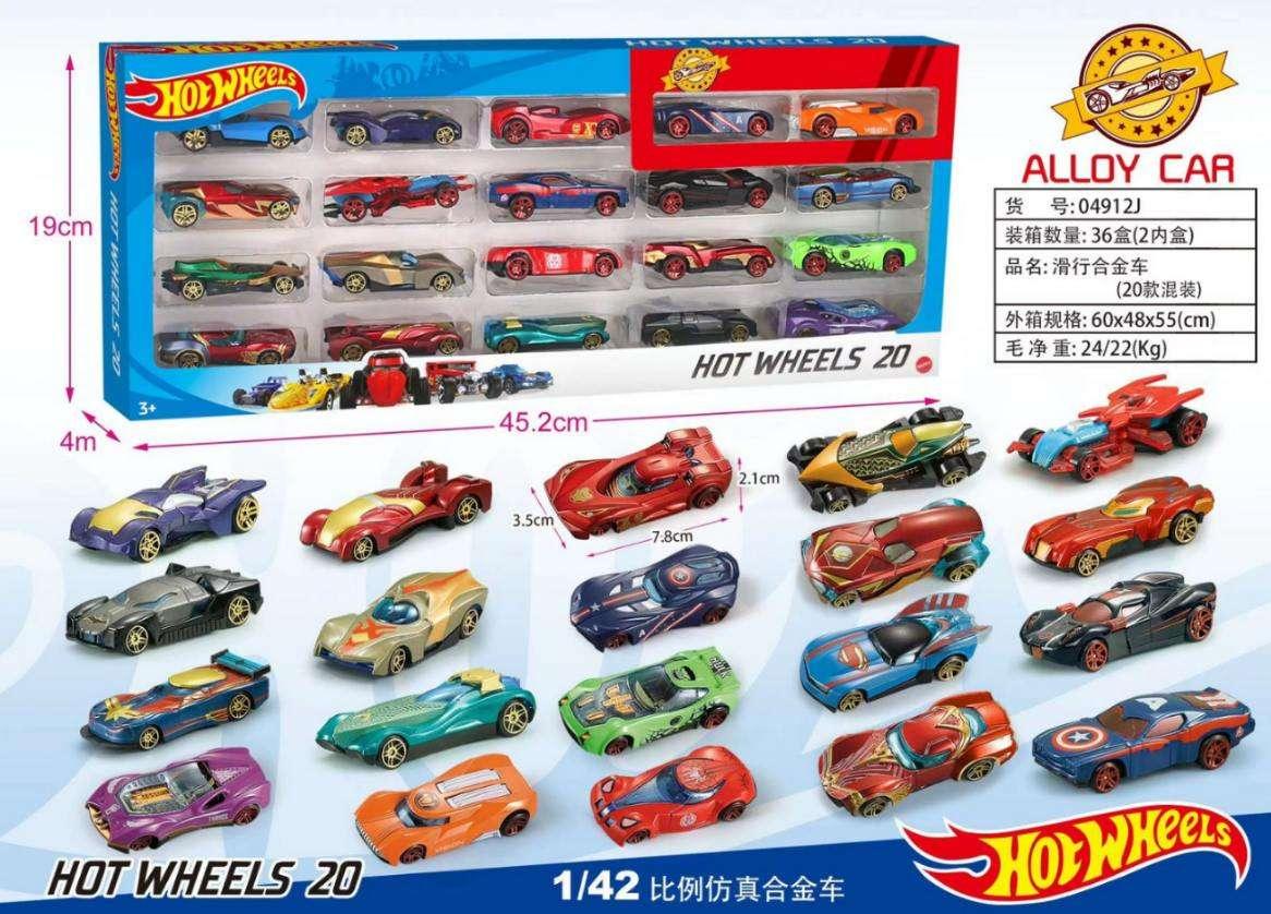 Hot wheels 20pc set