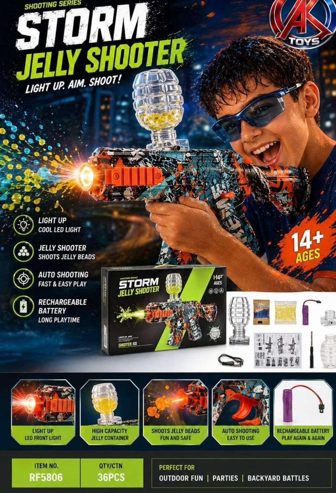 GLOW IN THE DARK GUN