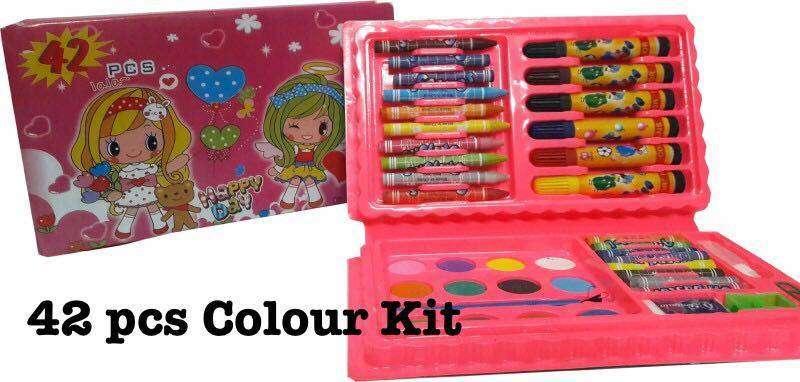 42 Pcs Kids Painting Set