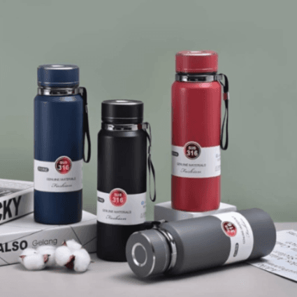 800ml Hot and Cold steel shine Bottle