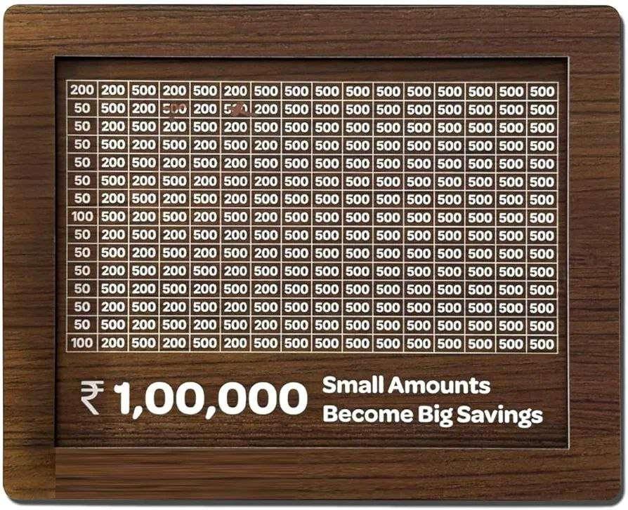 Wooden money bank