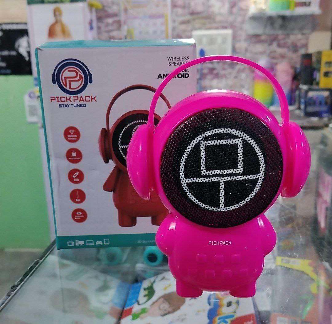 Squid design speaker with some spiritual songs
