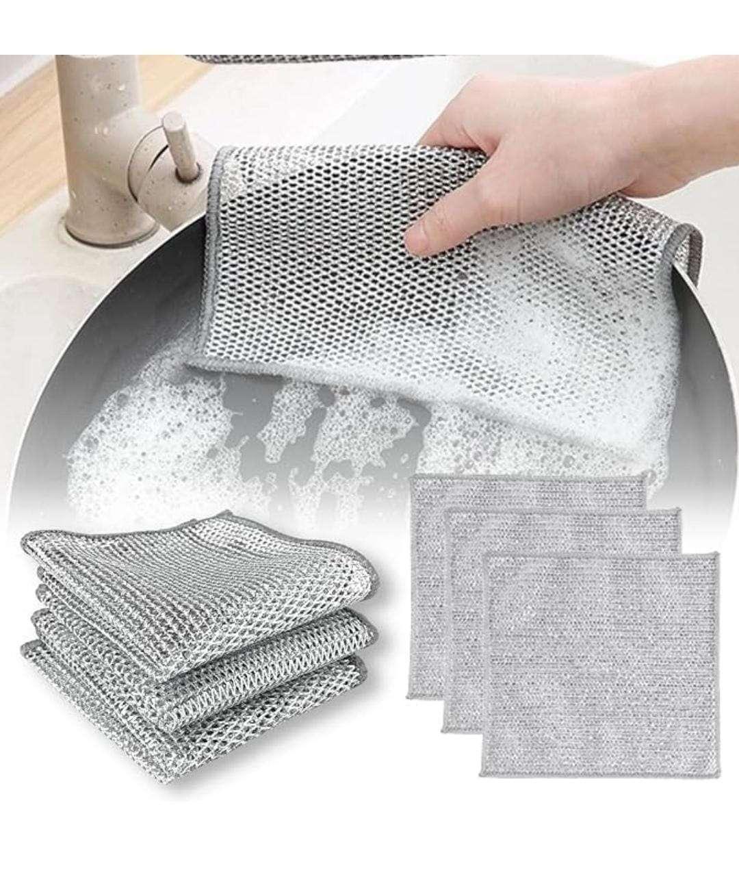 Non scratch wire dishwashing
