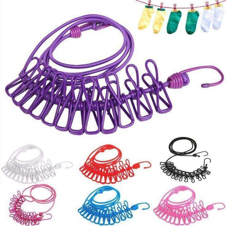 Elastic Cloth Rope 12 clip